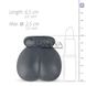 Дополнительное фото Насадка для мошонки Boners Liquid Silicone Ball Pouch серая 6,5 см