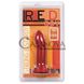 Додаткове фото Порожнистий страпон Red Boy червоний 17,8 см