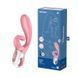 Додаткове фото Смарт вібратор кролик Satisfyer Hug Me рожевий 21 см