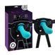 Дополнительное фото Женский страпон Chisa Novelties Cavelier Strap-On голубой 18 см