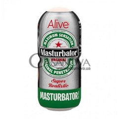 Основное фото Мастурбатор-вагина Alive Heineken телесный