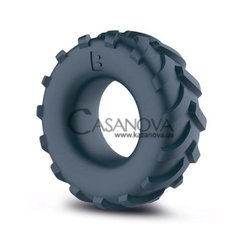 Основное фото Эрекционное кольцо Boners Tire Cock Ring серое