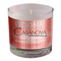 Основное фото Массажная свеча Dona Kissable Massage Candle ваниль 125 мл