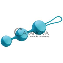 Основное фото Набор из трёх вагинальных шариков Key Stella Balls III голубой