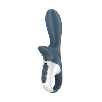 Основне фото Анальний вібратор Satisfyer Air Pump Booty 2 сірий 18 см