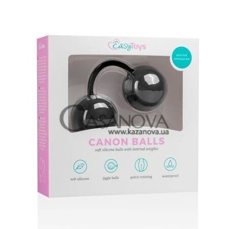 Основное фото Вагинальные шарики EasyToys Canon Balls чёрные