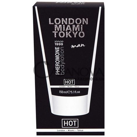 Основное фото Мужской лосьон для тела с феромонами Hot London Miami Tokyo 150 мл