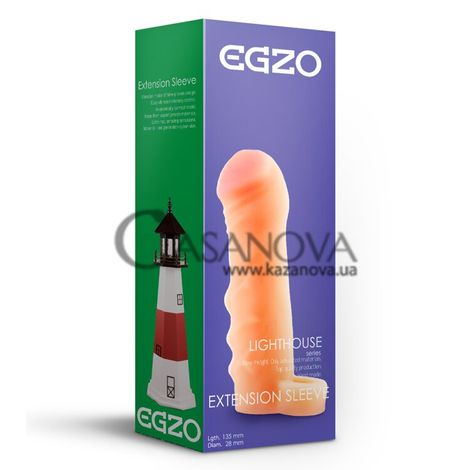 Основное фото Удлиняющая насадка Egzo Lighthouse Extension Sleeve ES001 телесная 13,5 см