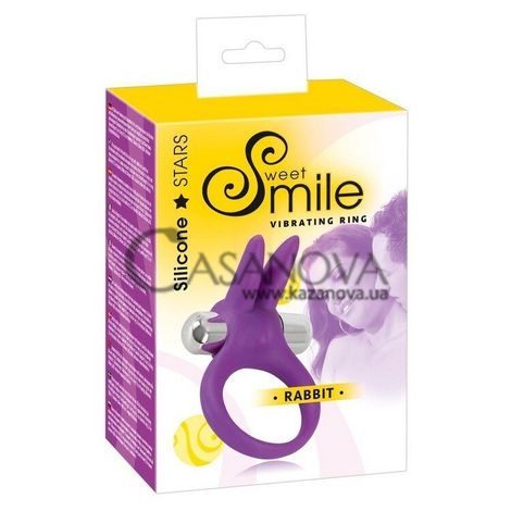 Основное фото Виброкольцо Smile Rabbit фиолетовое