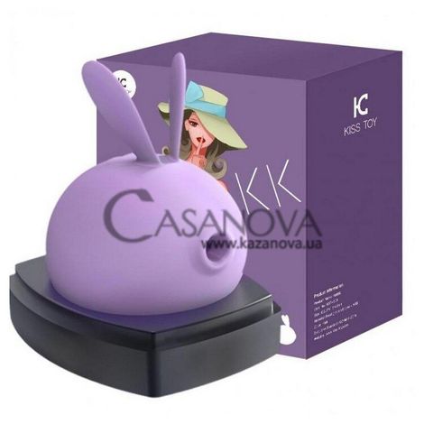 Основное фото Вакуумный вибростимулятор клитора KisToy Miss KK фиолетовый