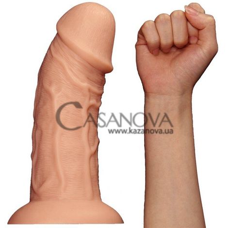 Основне фото Фалоімітатор Realistic Curved Dildo Flesh 9.5'' тілесний 24,1 см