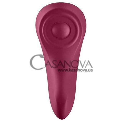 Основное фото Клиторальный вибратор для трусиков Satisfyer Sexy Secret бордовый 8,6 см