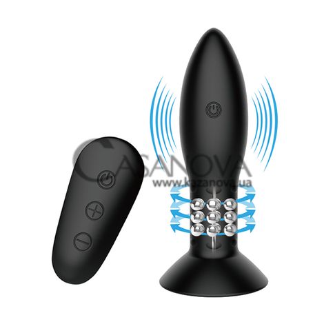 Основное фото Анальная пробка с вибрацией Lybaile Mr.Play RC Vibrating Butt Plug чёрная 13 см