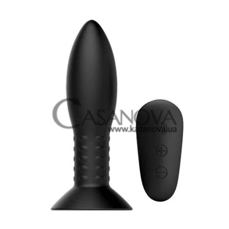Основне фото Анальна пробка з вібрацією Lybaile Mr.Play RC Vibrating Butt Plug чорна 13 см