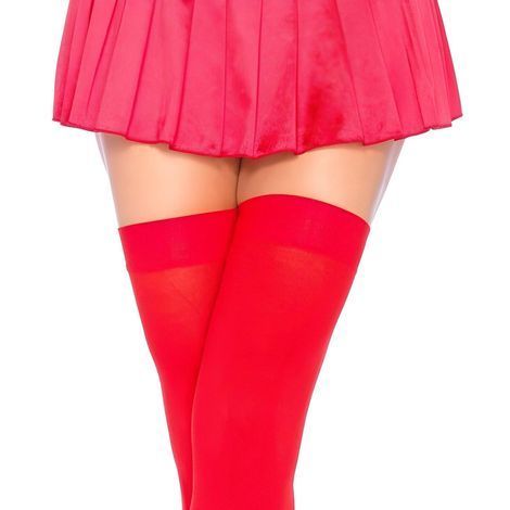 Основное фото Чулки Leg Avenue Luna Thigh High Stockings красные