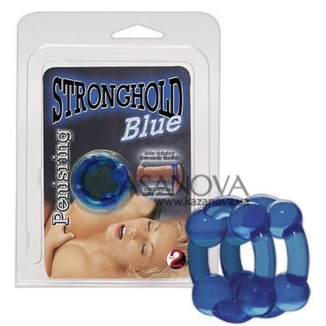 Основное фото Эрекционное кольцо Stronghold синее