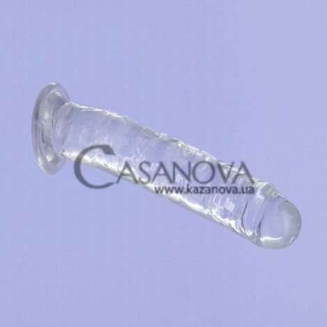 Основне фото Фалоімітатор на присосці з віброкулею Addiction Crystal Clean & Clear Toy Collection 7" прозорий 17,8 см