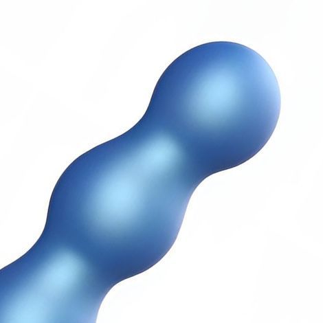 Основне фото Фалоімітатор Strap-On-Me Dildo Plug Balls M блакитний 14 см
