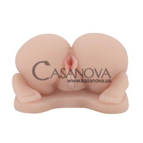Основное фото Исскуственная вагина и анус с вибрацией Lybaile Pussy & Ass Hole телесная