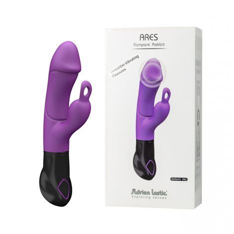 Основне фото Rabbit-вібратор Adrien Lastic Ares фіолетовий 20,6 см