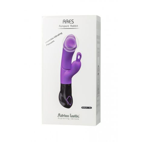 Основне фото Rabbit-вібратор Adrien Lastic Ares фіолетовий 20,6 см