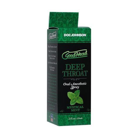 Основное фото Спрей для глубокого орального секса "Мята" Doc Johnson Good Head Deep Throat Mystical Mint 59 мл