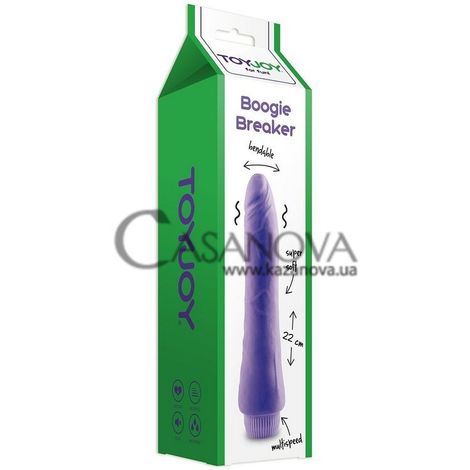 Основное фото Вибратор Boogie Breaker фиолетовый 22 см