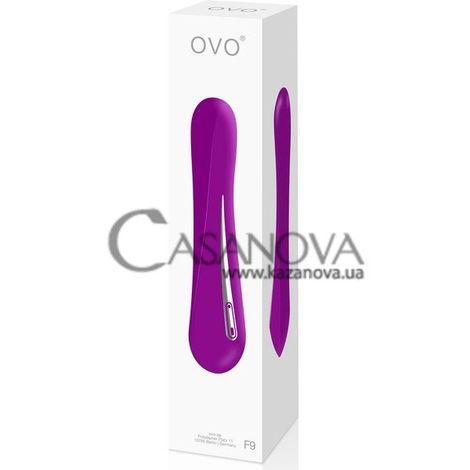 Основне фото Вібратор OVO F9 світло-фіолетовий 21 см