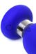 Дополнительное фото Анальная пробка ToDo Anal Plug Classic синяя 11,5 см