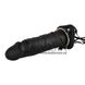 Дополнительное фото Надувной страпон Inflatable Strap On чёрный 18,5 см