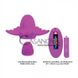 Дополнительное фото Клиторальный вибратор-бабочка с магнитом Romance Aileen Remote Panty Massager пурпурный