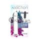 Додаткове фото Фалоімітатор на присосці з віброкулею Addiction Crystal Clean & Clear Toy Collection 7" прозорий 17,8 см