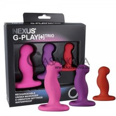 Основное фото Набор массажёров простаты Nexus G-Play Trio Plus разноцветный