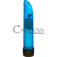 Основне фото Міні-вібратор Crystal Clear Lady Finger синій 13 см