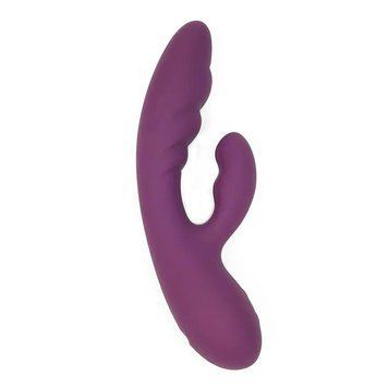 Основное фото Rabbit-вибратор Sweet Em Velvet Lure Flexy Bunny Vibrator фиолетовый 19,8 см