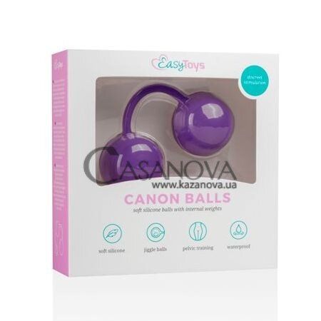 Основне фото Вагінальні кульки EasyToys Canon Balls пурпурні