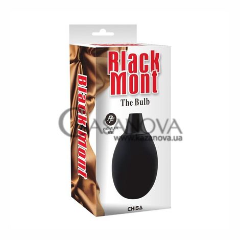 Основное фото Груша для анального душа Black Mont The Bulb чёрная 14,8 см