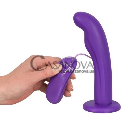 Основное фото Вибратор на присоске Silicone Purple Vibe фиолетовый 17,5 см