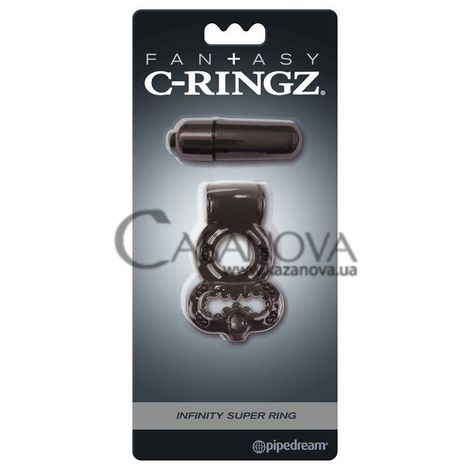 Основне фото Ерекційне віброкільце Fantasy C-Ringz Infinity Super Ring чорне