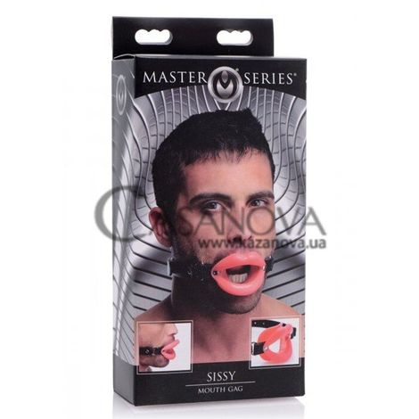 Основное фото Кляп-расширитель Master Series Sissy Mouth Gag чёрный с розовым