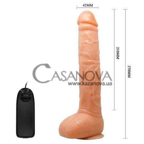 Основне фото Вібратор на присосці Top Sex Toy Penis BW-008038Z тілесний 27 см