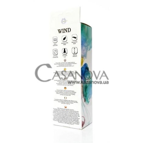 Основне фото Фалоімітатор на присосці Boss Wind Hyper Realistic Dildo тілесний 19,5 см