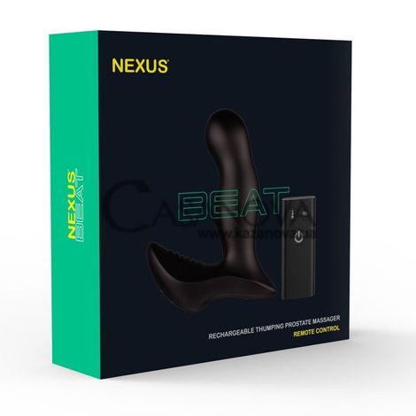 Основне фото Масажер простати з вібрацією та пульсацією Nexus Beat чорний 12 см