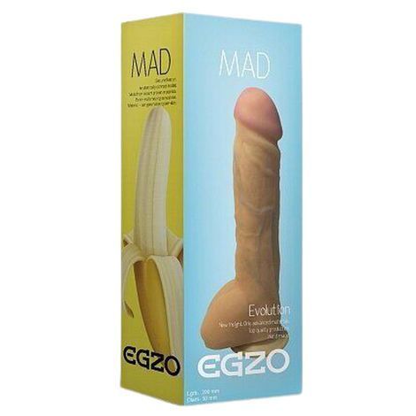 Основне фото Фалоімітатор на присосці Mad Egzo Evolution DS007 тілесний 20 см