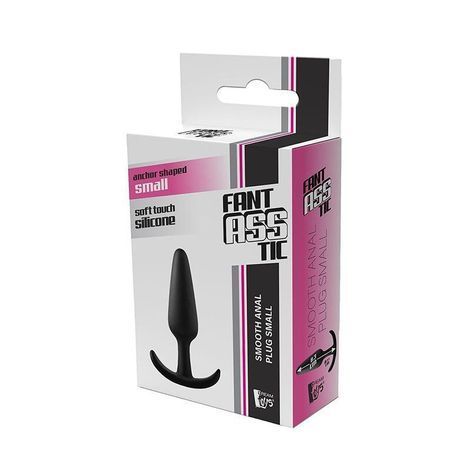 Основне фото Анальний плаг Fantasstic Plug Small чорний 8,3 см