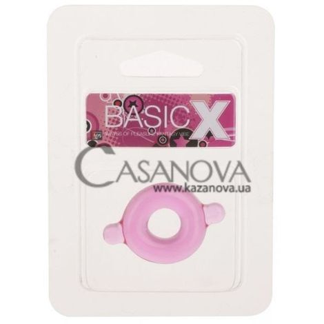 Основное фото Эрекционное кольцо BasicX розовое