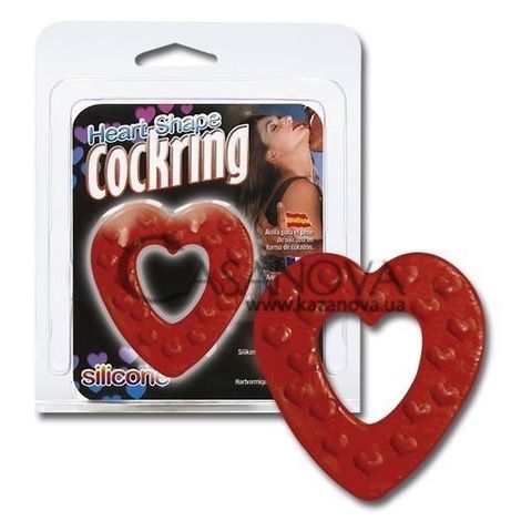 Основное фото Эрекционное кольцо-сердечко Heart Shape Cockring