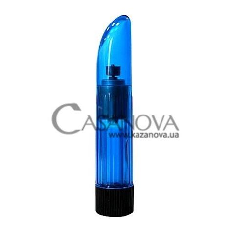 Основне фото Міні-вібратор Crystal Clear Lady Finger синій 13 см