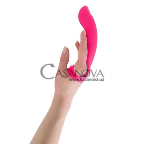 Основное фото Насадка на палец Simple&True Extra Touch Finger розовая 15,2 см