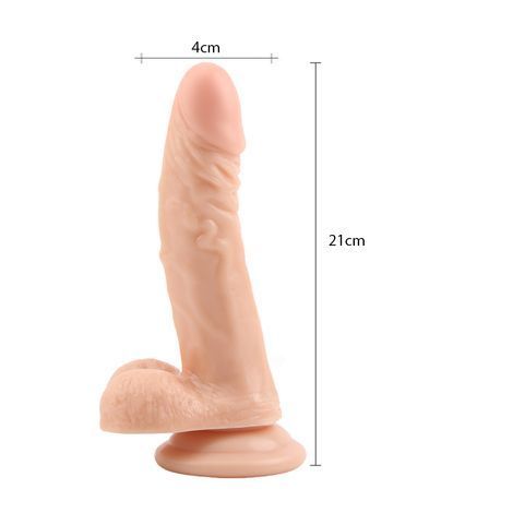 Основне фото Реалістичний фалоімітатор на присосці Chisa Novelties Ronnie Price 8.3" Dildo тілесний 21 см